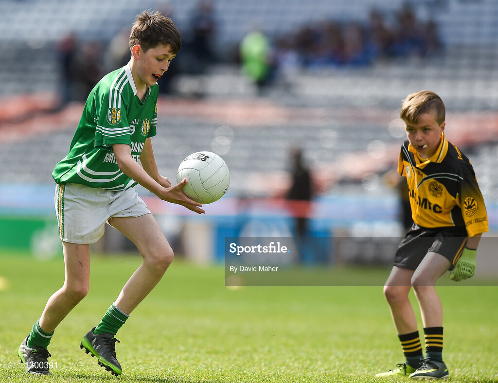 12 April 2017; A general view of action between Enniscrone GAA club, Co.Sligo and Dunmore MacHales GAA club, Co.Galway during The Go Games Provincial Days in partnership with Littlewoods Ireland Day 3 at Croke Park in Dublin. Photo by David Maher/Sportsfile