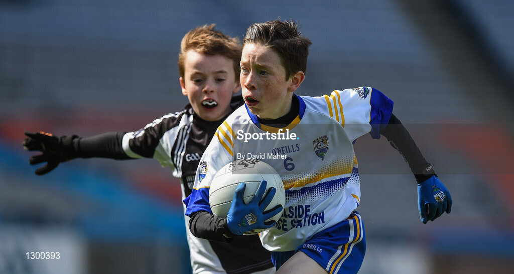 12 April 2017; A general view of action between Hollymount Carramore GAA club, co.Mayo and Glen Gaels GAA club, Co.Leitrim during The Go Games Provincial Days in partnership with Littlewoods Ireland Day 3 at Croke Park in Dublin. Photo by David Maher/Sportsfile