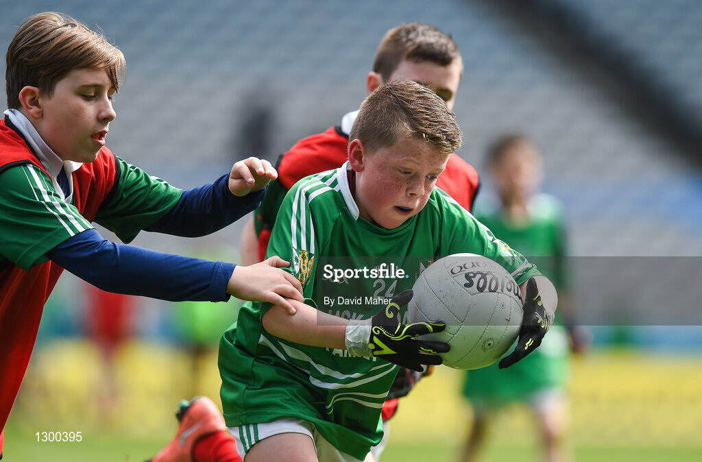 12 April 2017; A general view of action between Bunninadden Ballymote GAA club, Co.Sligo and Dunmore MacHales GAA club, Co.Galway during The Go Games Provincial Days in partnership with Littlewoods Ireland Day 3 at Croke Park in Dublin. Photo by David Maher/Sportsfile