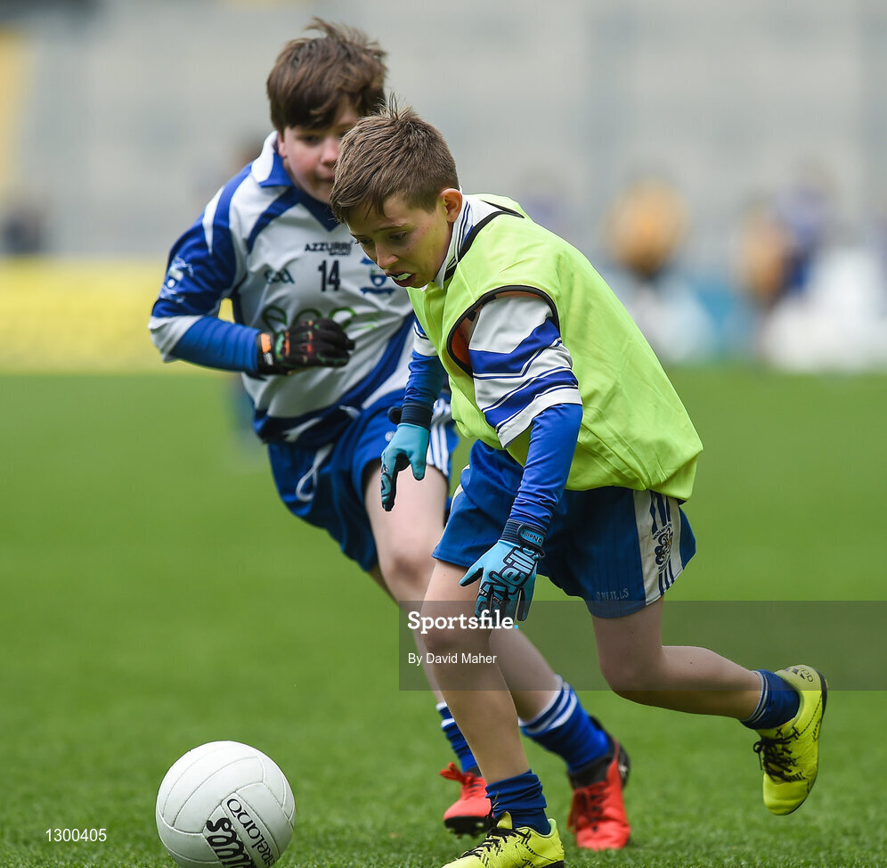 12 April 2017; A general view of action between St.Dominics GAA club, Co.Roscommon and Killannin GAA club, Co.Galway during The Go Games Provincial Days in partnership with Littlewoods Ireland Day 3 at Croke Park in Dublin. Photo by David Maher/Sportsfile