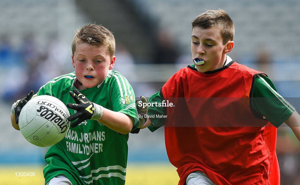 12 April 2017; A general view of action between Bunninadden Ballymote GAA club, Co.Sligo and Dunmore MacHales GAA club, Co.Galway during The Go Games Provincial Days in partnership with Littlewoods Ireland Day 3 at Croke Park in Dublin. Photo by David Maher/Sportsfile
