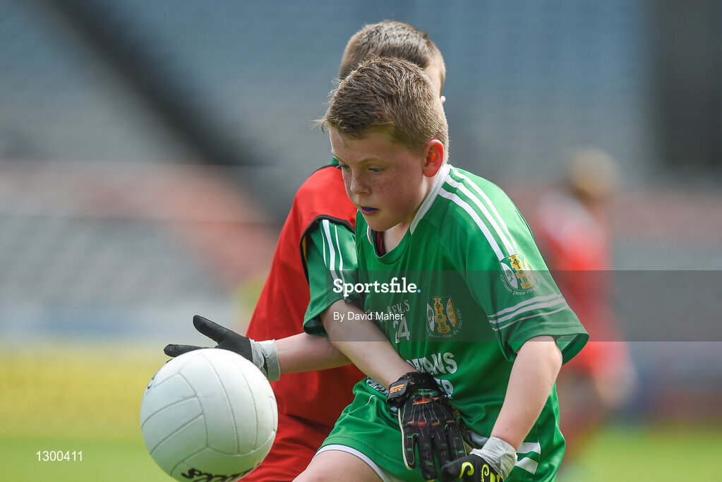 12 April 2017; A general view of action between Bunninadden Ballymote GAA club, Co.Sligo and Dunmore MacHales GAA club, Co.Galway during The Go Games Provincial Days in partnership with Littlewoods Ireland Day 3 at Croke Park in Dublin. Photo by David Maher/Sportsfile