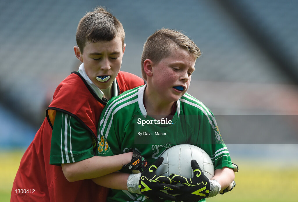 12 April 2017; A general view of action between Bunninadden Ballymote GAA club, Co.Sligo and Dunmore MacHales GAA club, Co.Galway during The Go Games Provincial Days in partnership with Littlewoods Ireland Day 3 at Croke Park in Dublin. Photo by David Maher/Sportsfile
