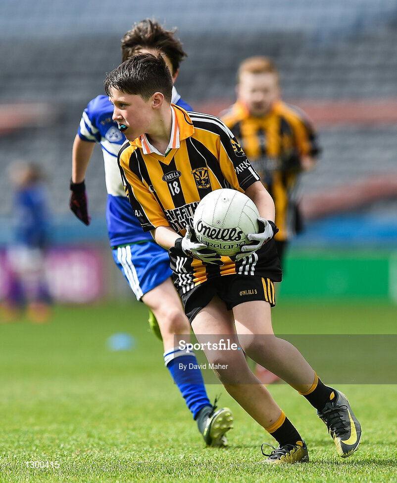 12 April 2017; A general view of action between Parke GAA club, Castlebar, Co.Mayo and Killannin GAA club, Co.Galway during The Go Games Provincial Days in partnership with Littlewoods Ireland Day 3 at Croke Park in Dublin. Photo by David Maher/Sportsfile