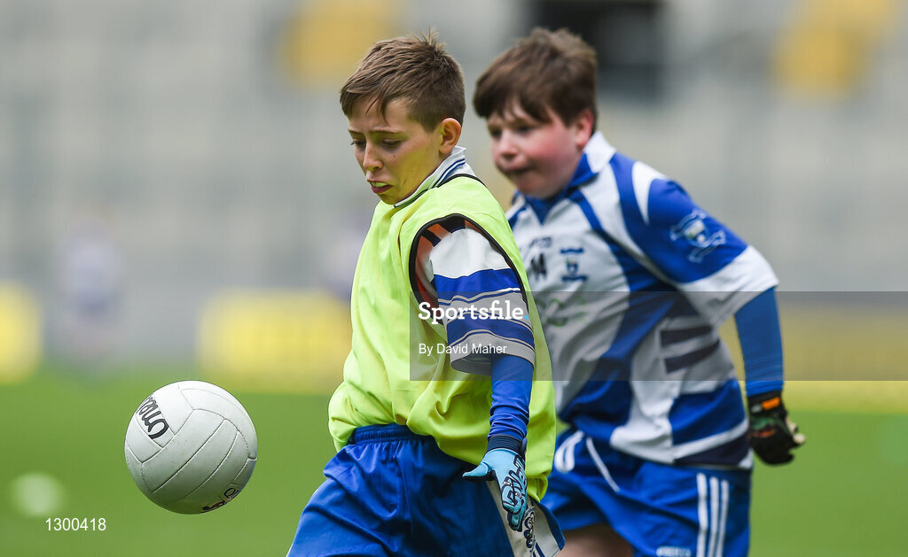 12 April 2017; A general view of action between St.Dominics GAA club, Co.Roscommon and Killannin GAA club, Co.Galway during The Go Games Provincial Days in partnership with Littlewoods Ireland Day 3 at Croke Park in Dublin. Photo by David Maher/Sportsfile