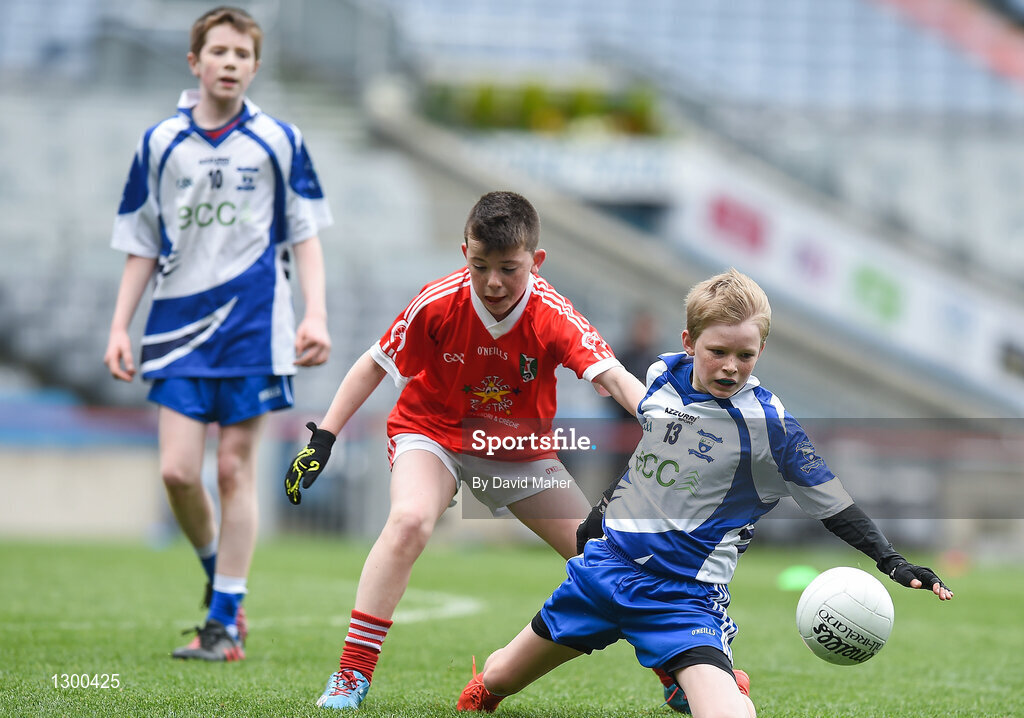 12 April 2017; A general view of action between Killannin GAA club, Co.Galway and Tuam Stars GAA club, Co.Galway, during The Go Games Provincial Days in partnership with Littlewoods Ireland Day 3 at Croke Park in Dublin. Photo by David Maher/Sportsfile
