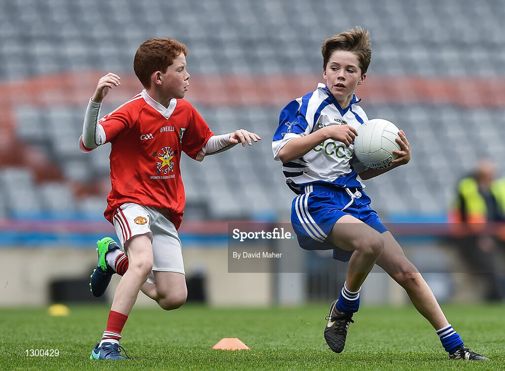 12 April 2017; A general view of action between Killannin GAA club, Co.Galway and Tuam Stars GAA club, Co.Galway, during the Go Games Provincial Days in partnership with Littlewoods Ireland Day 3 at Croke Park in Dublin. Photo by David Maher/Sportsfile