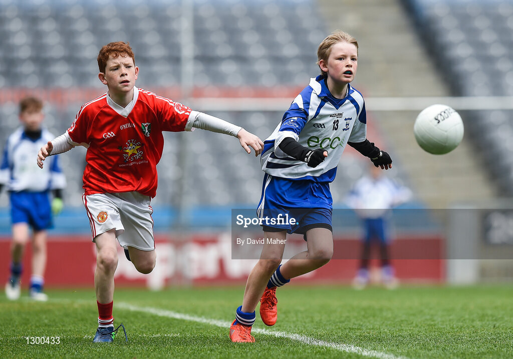 12 April 2017; A general view of action between Killannin GAA club, Co.Galway and Tuam Stars GAA club, Co.Galway, during the Go Games Provincial Days in partnership with Littlewoods Ireland Day 3 at Croke Park in Dublin. Photo by David Maher/Sportsfile