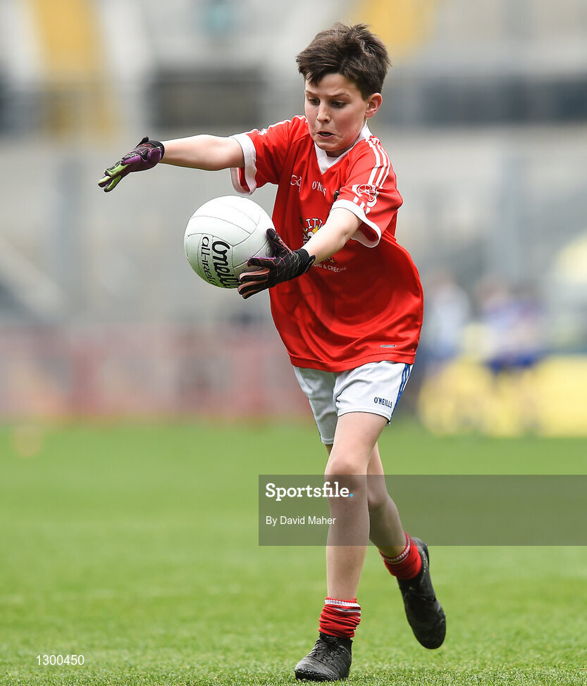 12 April 2017; A general view of action between St.Dominics GAA club, Co.Roscommon and Tuam Stars GAA club, Co.Galway during the Go Games Provincial Days in partnership with Littlewoods Ireland Day 3 at Croke Park in Dublin. Photo by David Maher/Sportsfile