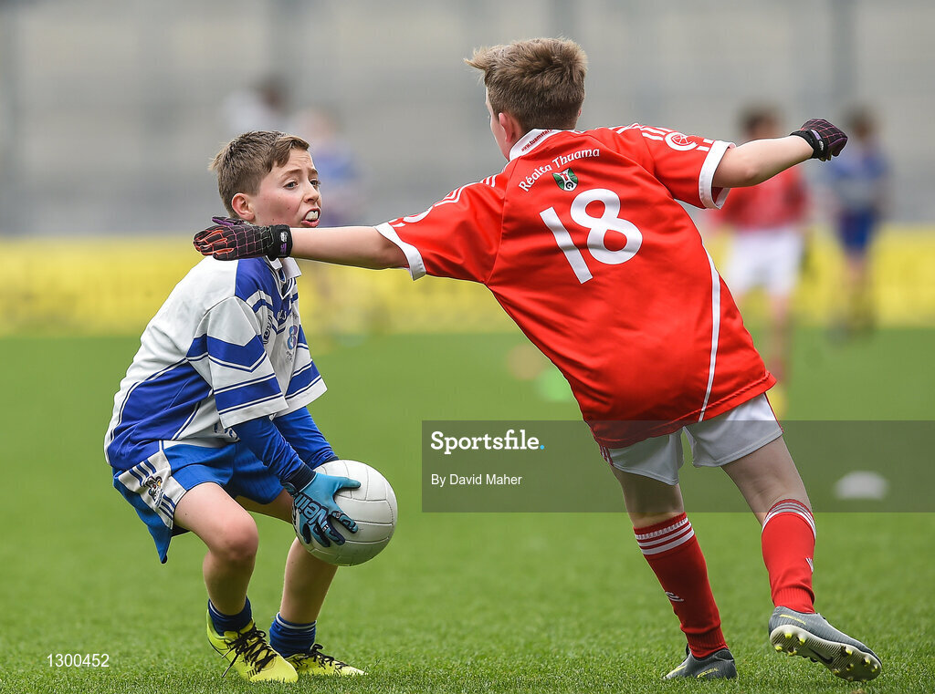 12 April 2017; A general view of action between St.Dominics GAA club, Co.Roscommon and Tuam Stars GAA club, Co.Galway during the Go Games Provincial Days in partnership with Littlewoods Ireland Day 3 at Croke Park in Dublin. Photo by David Maher/Sportsfile