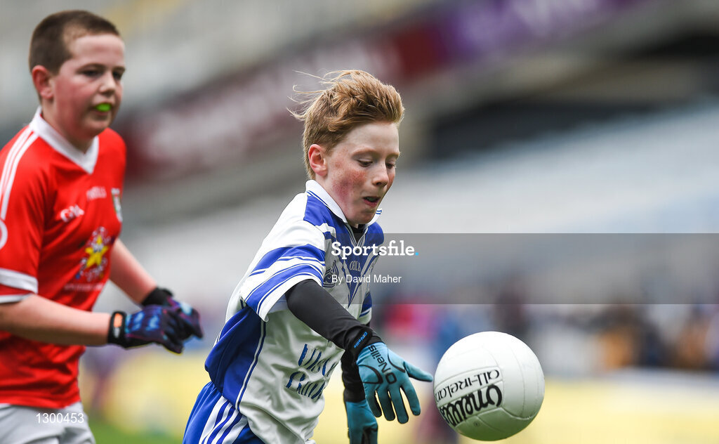 12 April 2017; A general view of action between St.Dominics GAA club, Co.Roscommon and Tuam Stars GAA club, Co.Galway during the Go Games Provincial Days in partnership with Littlewoods Ireland Day 3 at Croke Park in Dublin. Photo by David Maher/Sportsfile