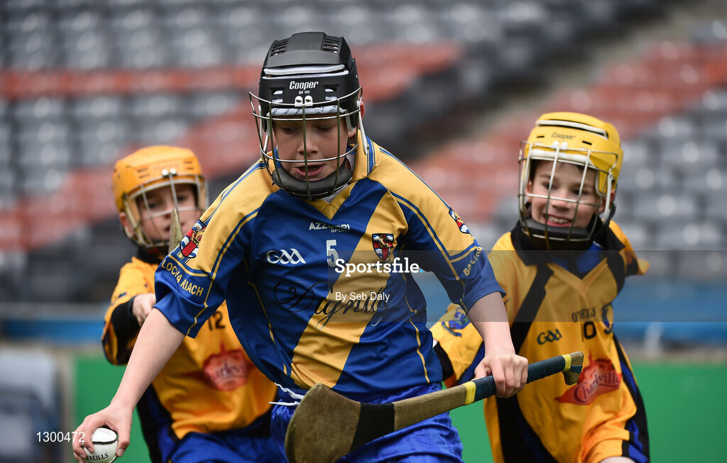 13 April 2017; Alan Kelly representing Loughrea GAA Club, Co. Galway, in action during the Go Games Provincial Days in partnership with Littlewoods Ireland Day 4 at Croke Park in Dublin. Photo by Seb Daly/Sportsfile