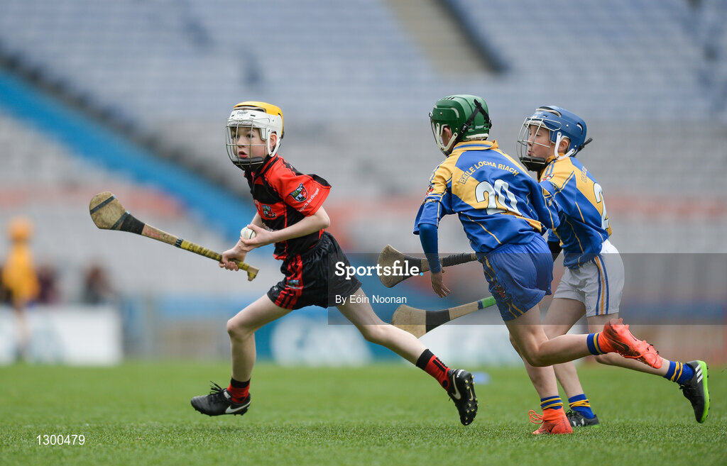 13 April 2017; Cian Stankard representing Cappataggle GAA Club, Co. Galway in action during the Go Games Provincial Days in partnership with Littlewoods Ireland Day 4 at Croke Park in Dublin. Photo by Eóin Noonan/Sportsfile