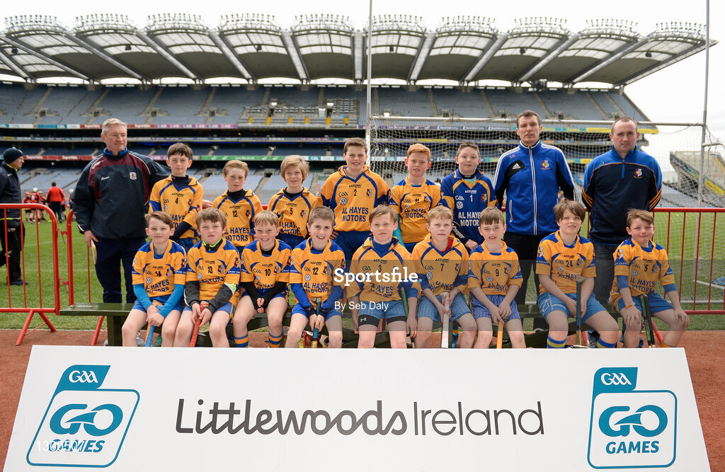 13 April 2017; Players representing Portumna GAA Club, Co. Galway, during the Go Games Provincial Days in partnership with Littlewoods Ireland Day 4 at Croke Park in Dublin. Photo by Seb Daly/Sportsfile