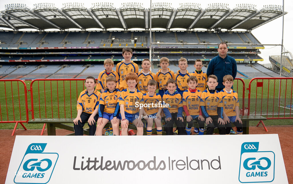 13 April 2017; Players representing Portumna GAA Club, Co. Galway, during the Go Games Provincial Days in partnership with Littlewoods Ireland Day 4 at Croke Park in Dublin. Photo by Seb Daly/Sportsfile