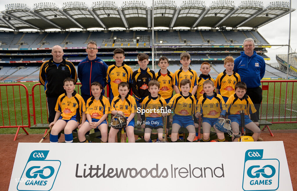 13 April 2017; Players representing Michael Cusacks GAA Club, Co. Galway, during the Go Games Provincial Days in partnership with Littlewoods Ireland Day 4 at Croke Park in Dublin. Photo by Seb Daly/Sportsfile