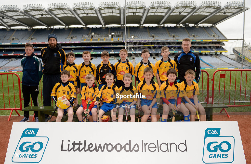 13 April 2017; Players representing Michael Cusacks GAA Club, Co. Galway, during the Go Games Provincial Days in partnership with Littlewoods Ireland Day 4 at Croke Park in Dublin. Photo by Seb Daly/Sportsfile