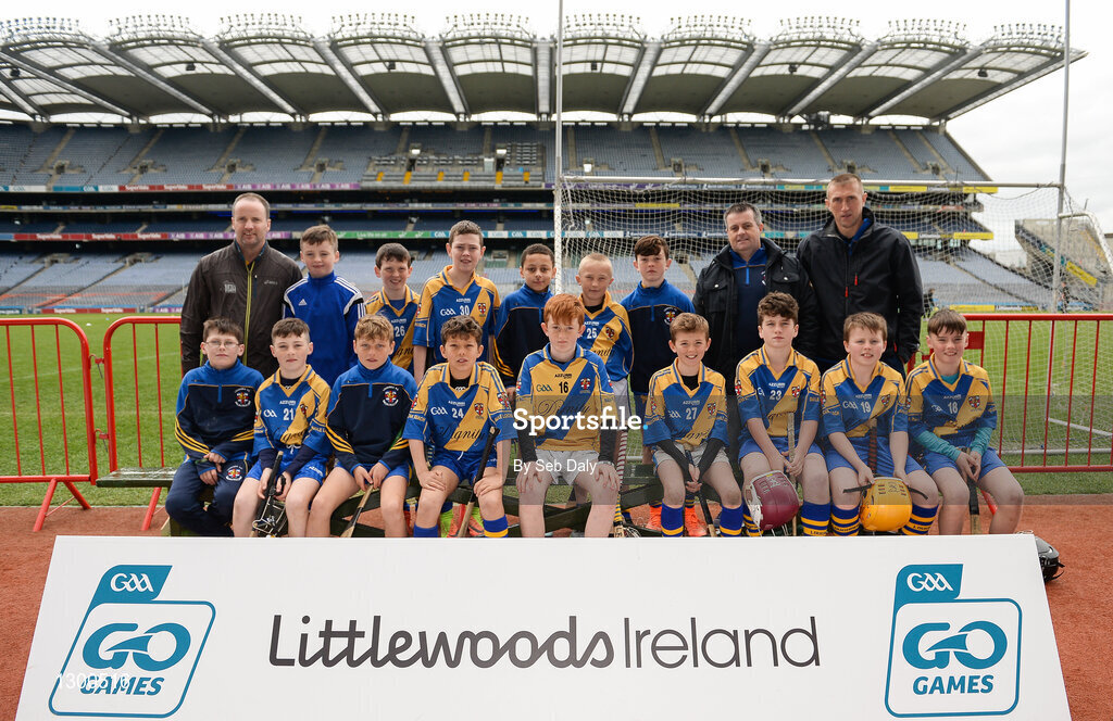 13 April 2017; Players representing Loughrea GAA Club, Co. Galway, during the Go Games Provincial Days in partnership with Littlewoods Ireland Day 4 at Croke Park in Dublin. Photo by Seb Daly/Sportsfile