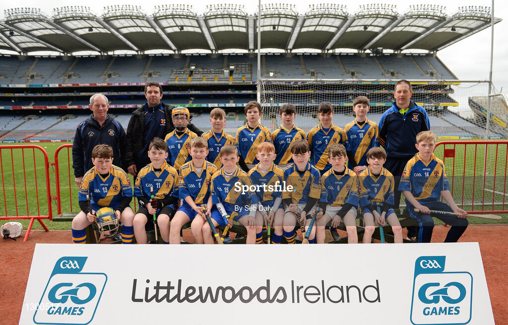 13 April 2017; Players representing Loughrea GAA Club, Co. Galway, during the Go Games Provincial Days in partnership with Littlewoods Ireland Day 4 at Croke Park in Dublin. Photo by Seb Daly/Sportsfile