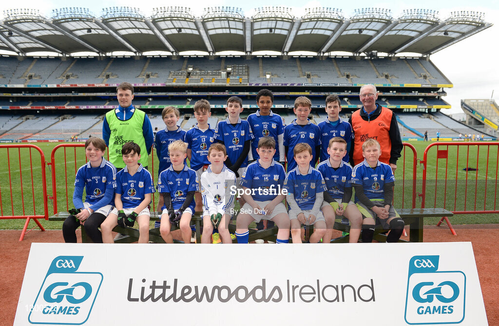 13 April 2017; Players representing St Michael's GAA Club, Co. Galway, during the Go Games Provincial Days in partnership with Littlewoods Ireland Day 4 at Croke Park in Dublin. Photo by Seb Daly/Sportsfile