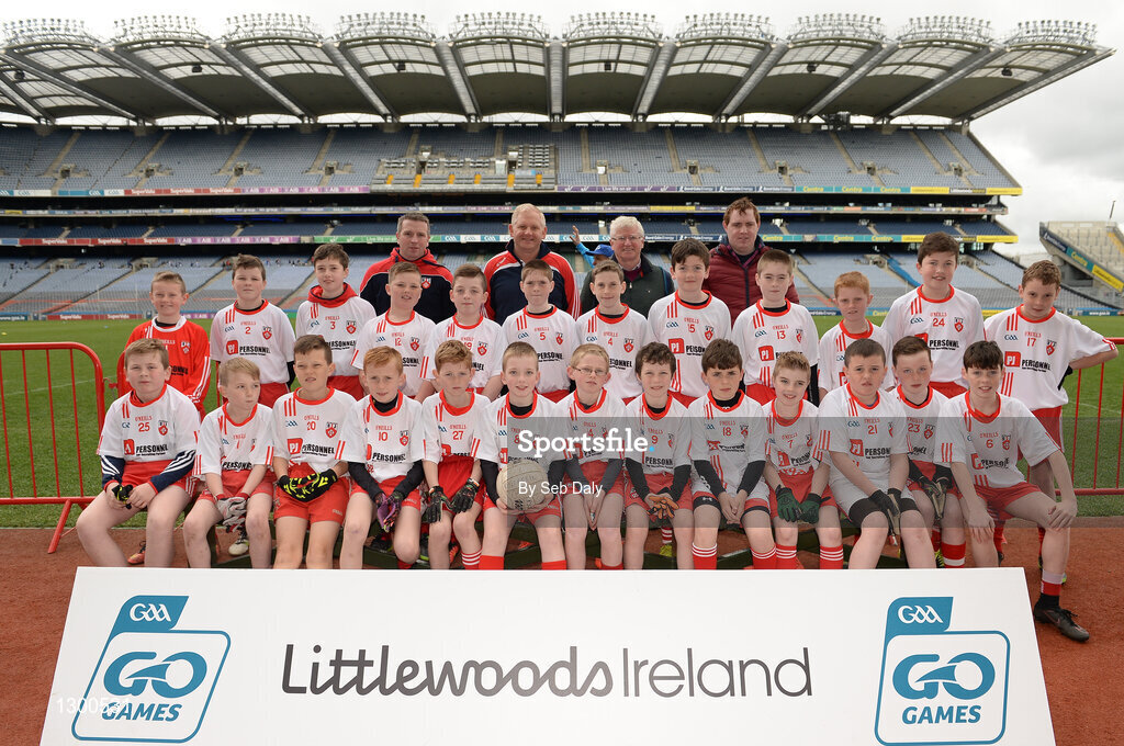 13 April 2017; Players representing Killererin GAA Club, Co. Galway, during the Go Games Provincial Days in partnership with Littlewoods Ireland Day 4 at Croke Park in Dublin. Photo by Seb Daly/Sportsfile