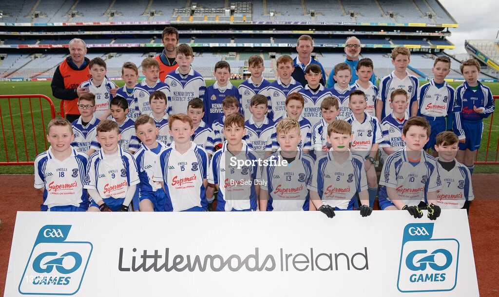 13 April 2017; Players representing St Marys GAA Club, Kiltoghert, Co. Leitrim, during the Go Games Provincial Days in partnership with Littlewoods Ireland Day 4 at Croke Park in Dublin. Photo by Seb Daly/Sportsfile