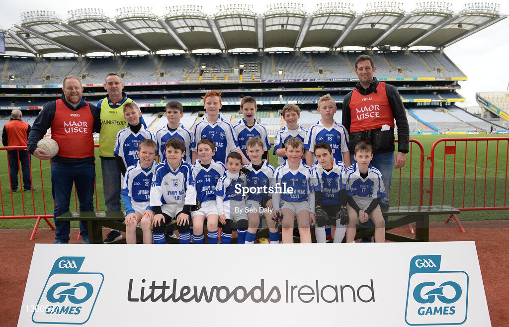 13 April 2017; Players representing Kiltimagh GAA Club, Co. Mayo, during the Go Games Provincial Days in partnership with Littlewoods Ireland Day 4 at Croke Park in Dublin. Photo by Seb Daly/Sportsfile