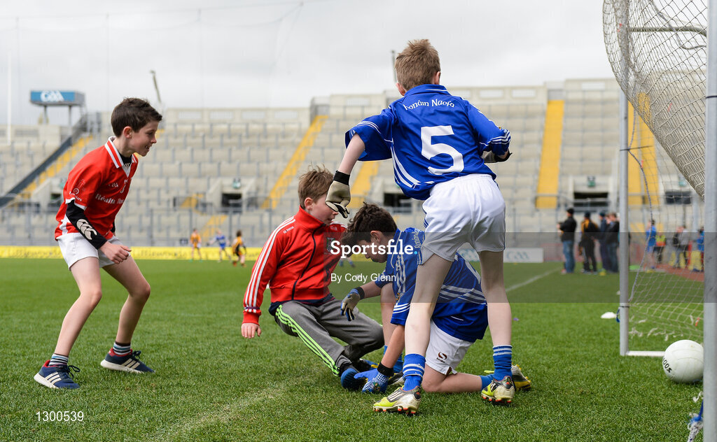 12 April 2017; A general view of action between Tuam Stars GAA Club, Co Galway, and St. Ronan's GAA Club, Co Roscommon, during The Go Games Provincial Days in partnership with Littlewoods Ireland Day 3 at Croke Park in Dublin. Photo by Cody Glenn/Sportsfile
