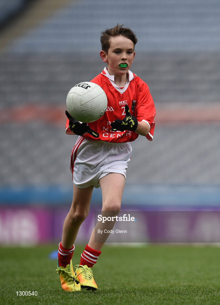 12 April 2017; A general view of action between Tuam Stars GAA Club, Co Galway, and St. Ronan's GAA Club, Co Roscommon, during the The Go Games Provincial Days in partnership with Littlewoods Ireland Day 3 at Croke Park in Dublin. Photo by Cody Glenn/Sportsfile