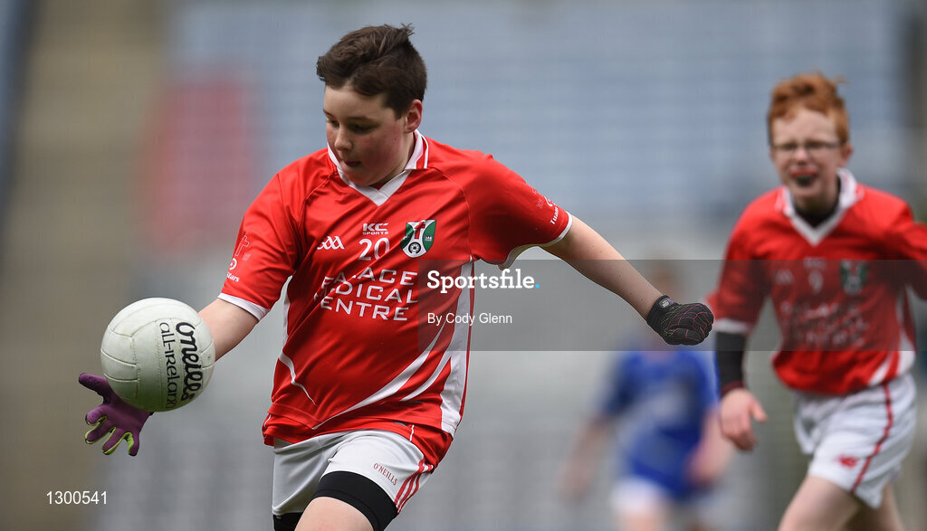 12 April 2017; A general view of action between Tuam Stars GAA Club, Co Galway, and St. Ronan's GAA Club, Co Roscommon, during the The Go Games Provincial Days in partnership with Littlewoods Ireland Day 3 at Croke Park in Dublin. Photo by Cody Glenn/Sportsfile