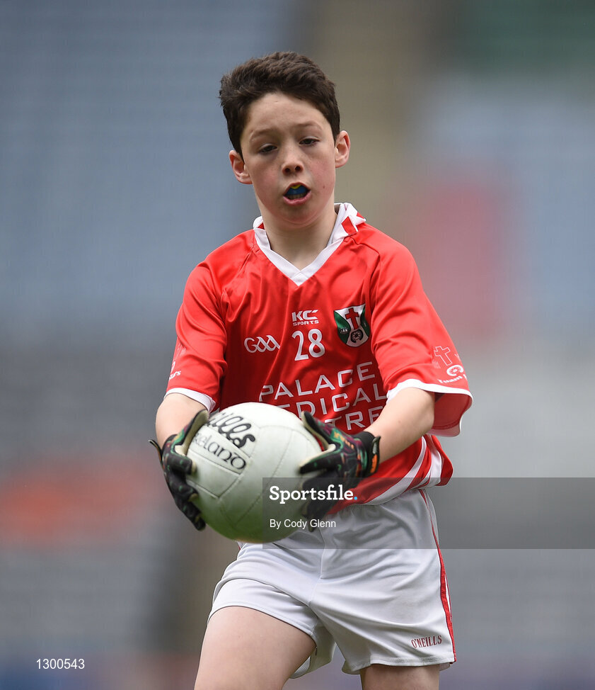 12 April 2017; A general view of action between Tuam Stars GAA Club, Co Galway, and St. Ronan's GAA Club, Co Roscommon, during the The Go Games Provincial Days in partnership with Littlewoods Ireland Day 3 at Croke Park in Dublin. Photo by Cody Glenn/Sportsfile
