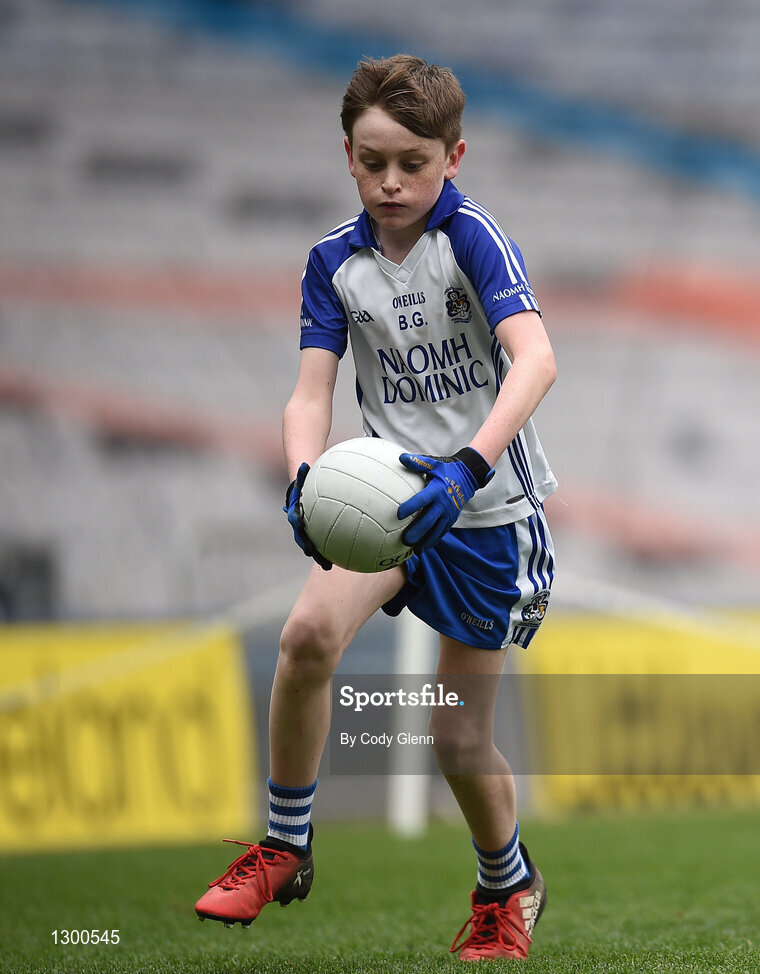 12 April 2017; A general view of action from St Dominics GAA Club, Co Roscommon, during the The Go Games Provincial Days in partnership with Littlewoods Ireland Day 3 at Croke Park in Dublin. Photo by Cody Glenn/Sportsfile