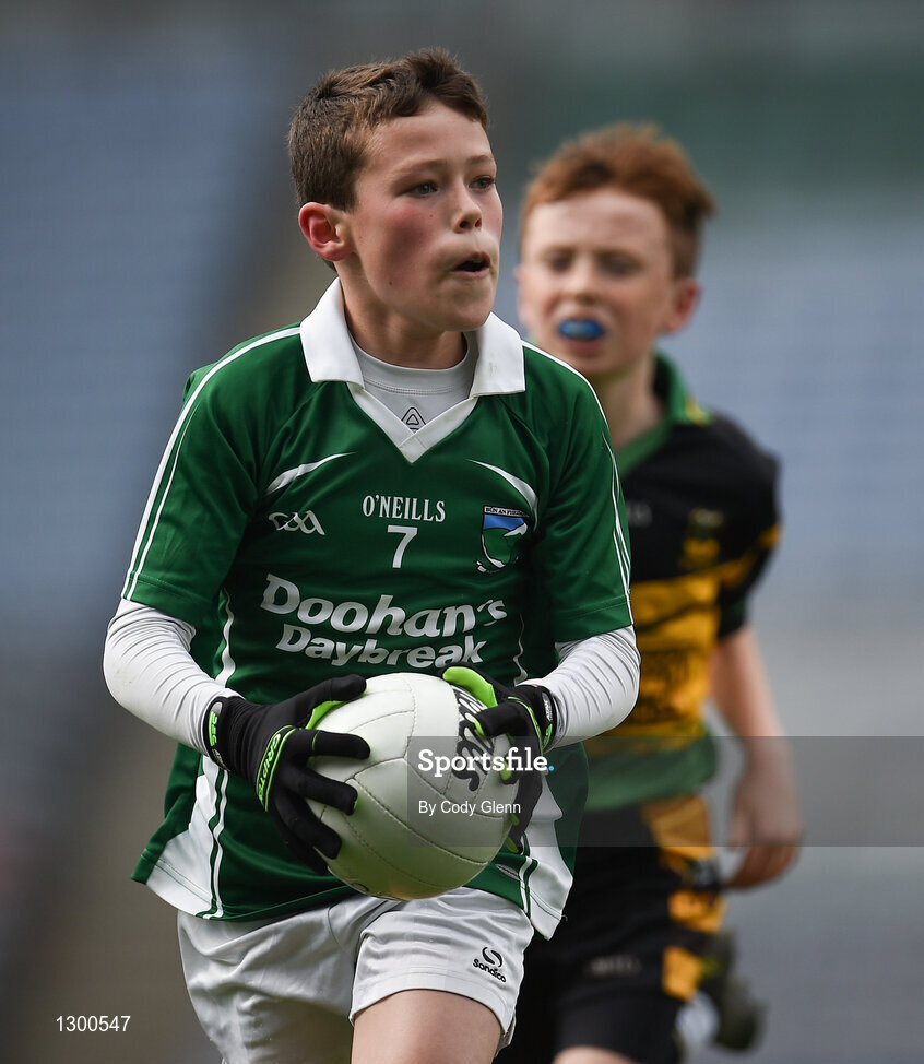 12 April 2017; A general view of action between Bunninadden Ballymote GAA Club, Co Sligo, and Michael Glaveys GAA Club, Co Roscommon, during the The Go Games Provincial Days in partnership with Littlewoods Ireland Day 3 at Croke Park in Dublin. Photo by Cody Glenn/Sportsfile