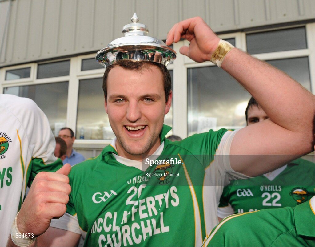 2 October 2011; Michael Murphy, Glenswilly, celebrates after the game. Radio Na Gaeltachta Donegal County Senior Football Championship Final, Glenswilly v St. Michael's, MacCumhaill Park, Ballybofey, Co. Donegal. Picture credit: Oliver McVeigh / SPORTSFILE