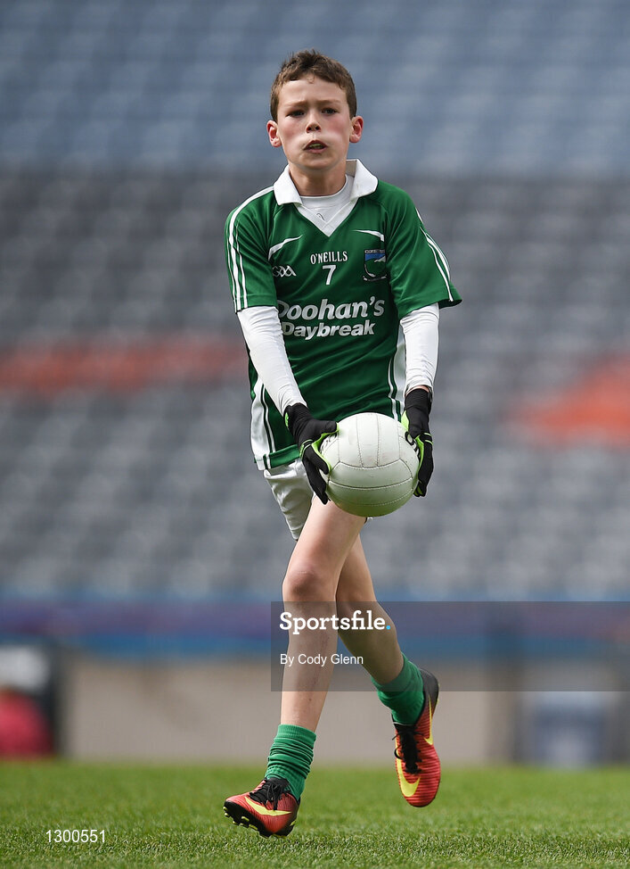 12 April 2017; A general view of action between Bunninadden Ballymote GAA Club, Co Sligo, and Michael Glaveys GAA Club, Co Roscommon, during the The Go Games Provincial Days in partnership with Littlewoods Ireland Day 3 at Croke Park in Dublin. Photo by Cody Glenn/Sportsfile