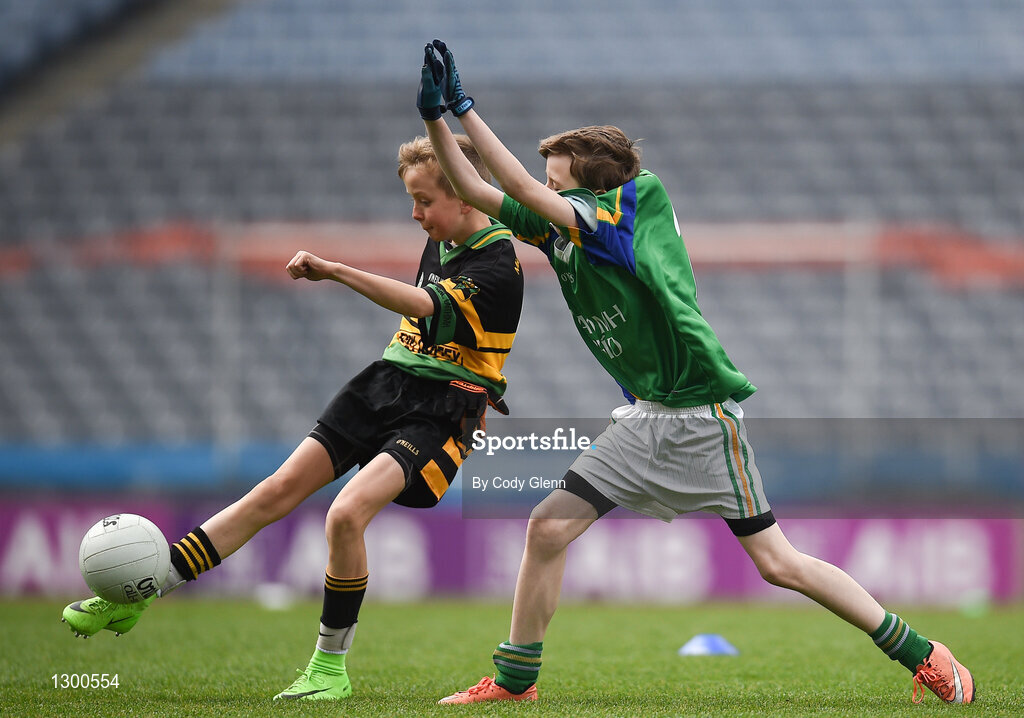 12 April 2017; A general view of action between Michael Glaveys GAA Club, Co Roscommon, and St Brigids GAA Club, Co Roscommon, during the The Go Games Provincial Days in partnership with Littlewoods Ireland Day 3 at Croke Park in Dublin. Photo by Cody Glenn/Sportsfile