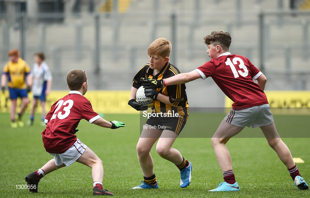 13 April 2017; A general view of action between Balla GAA Club, Co. Mayo, and Stokestown GAA Club, Co. Roscommon, during the Go Games Provincial Days in partnership with Littlewoods Ireland Day 4 at Croke Park in Dublin. Photo by Seb Daly/Sportsfile