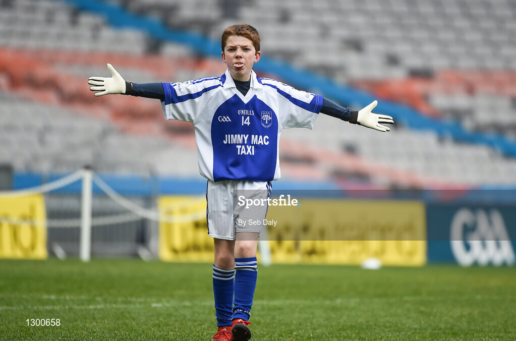 13 April 2017; A general view of action between Kiltimagh GAA Club, Co. Mayo, and St Michaels GAA Club, Co. Galway, during the Go Games Provincial Days in partnership with Littlewoods Ireland Day 4 at Croke Park in Dublin. Photo by Seb Daly/Sportsfile