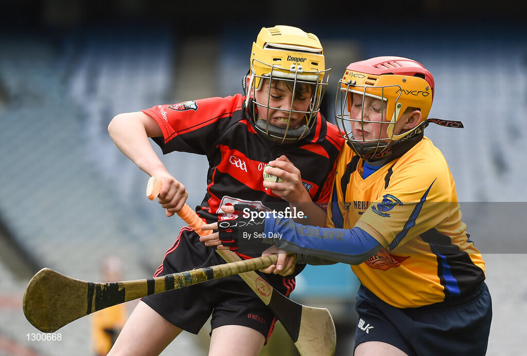 13 April 2017; A general view of action between Michael Cusacks GAA Club, Co. Galway, and Tommy Larkins GAA Club, Co. Galway, during the Go Games Provincial Days in partnership with Littlewoods Ireland Day 4 at Croke Park in Dublin. Photo by Seb Daly/Sportsfile