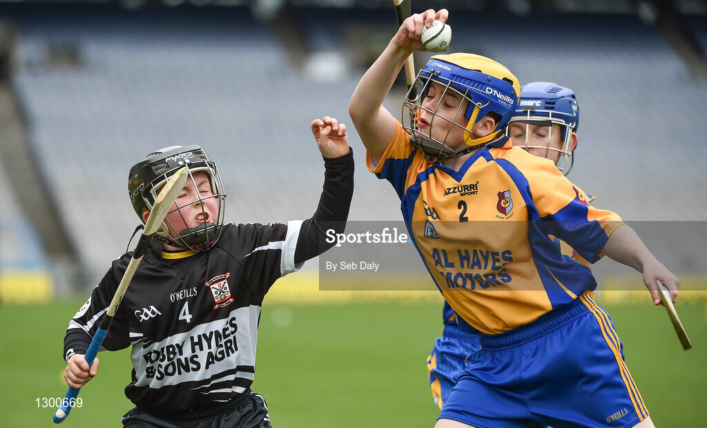 13 April 2017; A general view of action between Portumna GAA Club, Co. Galway, and Padraig Pearses GAA Club, Co. Galway, during the Go Games Provincial Days in partnership with Littlewoods Ireland Day 4 at Croke Park in Dublin. Photo by Seb Daly/Sportsfile