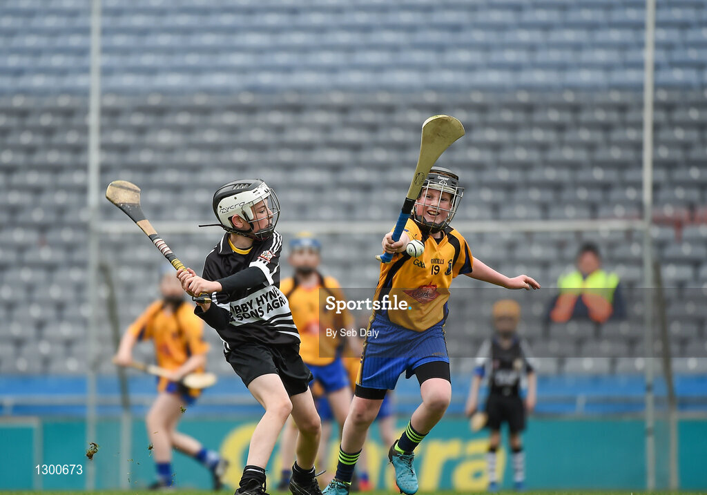 13 April 2017; A general view of action between Padraig Pearses GAA Club, Co. Galway, and Portumna GAA Club, Co. Galway, during the Go Games Provincial Days in partnership with Littlewoods Ireland Day 4 at Croke Park in Dublin. Photo by Seb Daly/Sportsfile