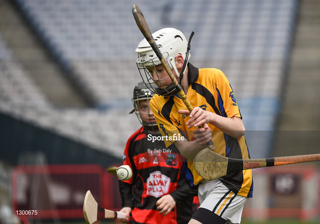 13 April 2017; A general view of action between Michael Cusacks GAA Club, Co. Galway, and Cappataggle GAA Club, Co. Galway, during the Go Games Provincial Days in partnership with Littlewoods Ireland Day 4 at Croke Park in Dublin. Photo by Seb Daly/Sportsfile