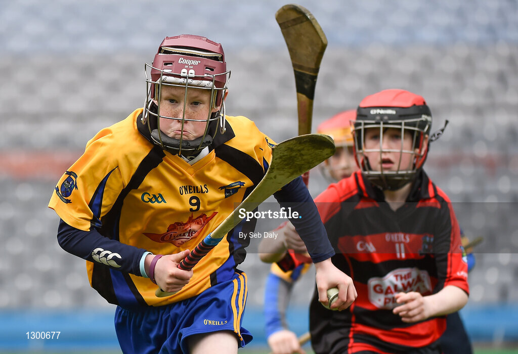 13 April 2017; A general view of action between Michael Cusacks GAA Club, Co. Galway, and Cappataggle GAA Club, Co. Galway, during the Go Games Provincial Days in partnership with Littlewoods Ireland Day 4 at Croke Park in Dublin. Photo by Seb Daly/Sportsfile