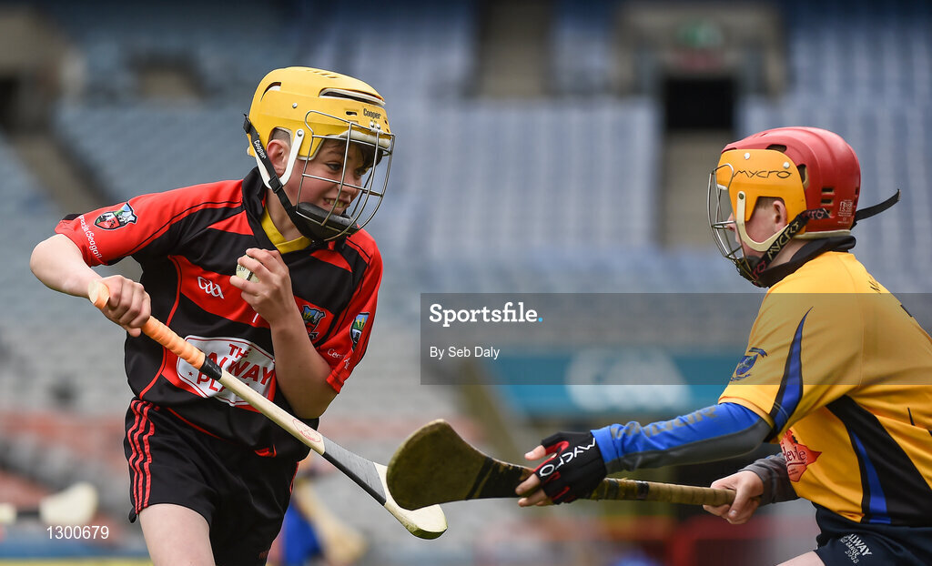 13 April 2017; A general view of action between Michael Cusacks GAA Club, Co. Galway, and Cappataggle GAA Club, Co. Galway, during the Go Games Provincial Days in partnership with Littlewoods Ireland Day 4 at Croke Park in Dublin. Photo by Seb Daly/Sportsfile