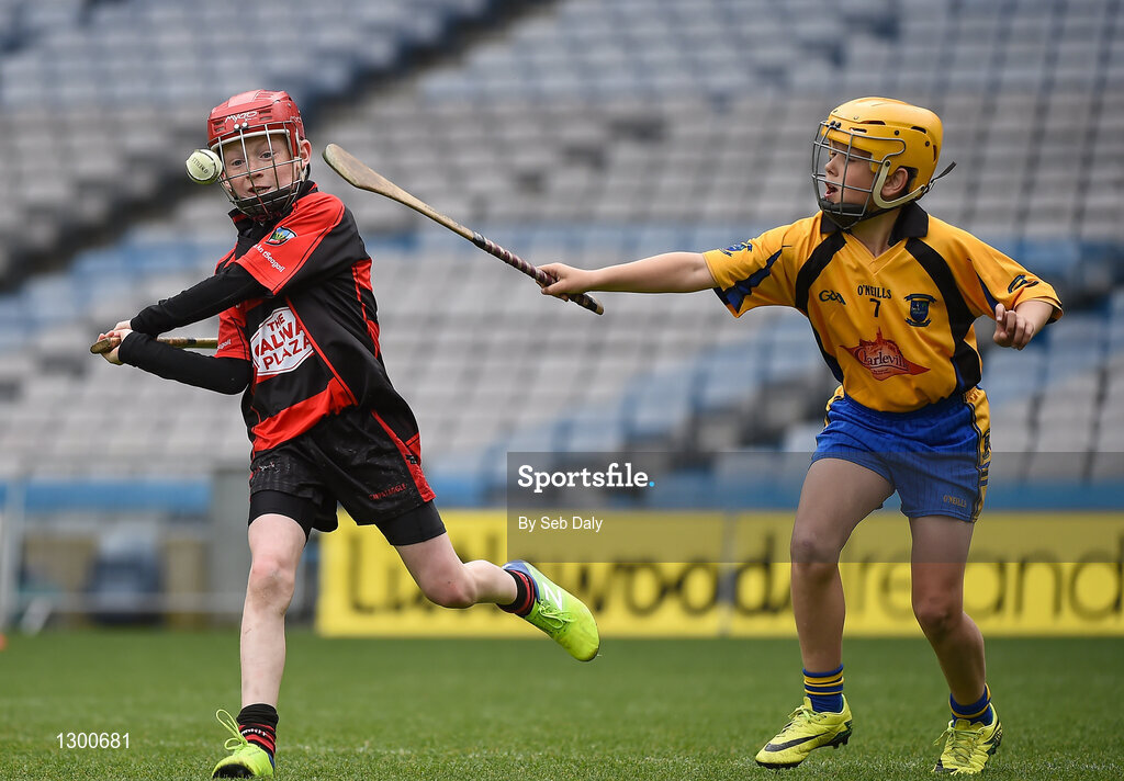 13 April 2017; A general view of action between Michael Cusacks GAA Club, Co. Galway, and Cappataggle GAA Club, Co. Galway, during the Go Games Provincial Days in partnership with Littlewoods Ireland Day 4 at Croke Park in Dublin. Photo by Seb Daly/Sportsfile