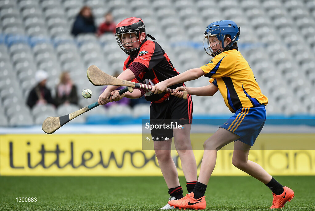 13 April 2017; A general view of action between Michael Cusacks GAA Club, Co. Galway, and Cappataggle GAA Club, Co. Galway, during the Go Games Provincial Days in partnership with Littlewoods Ireland Day 4 at Croke Park in Dublin. Photo by Seb Daly/Sportsfile