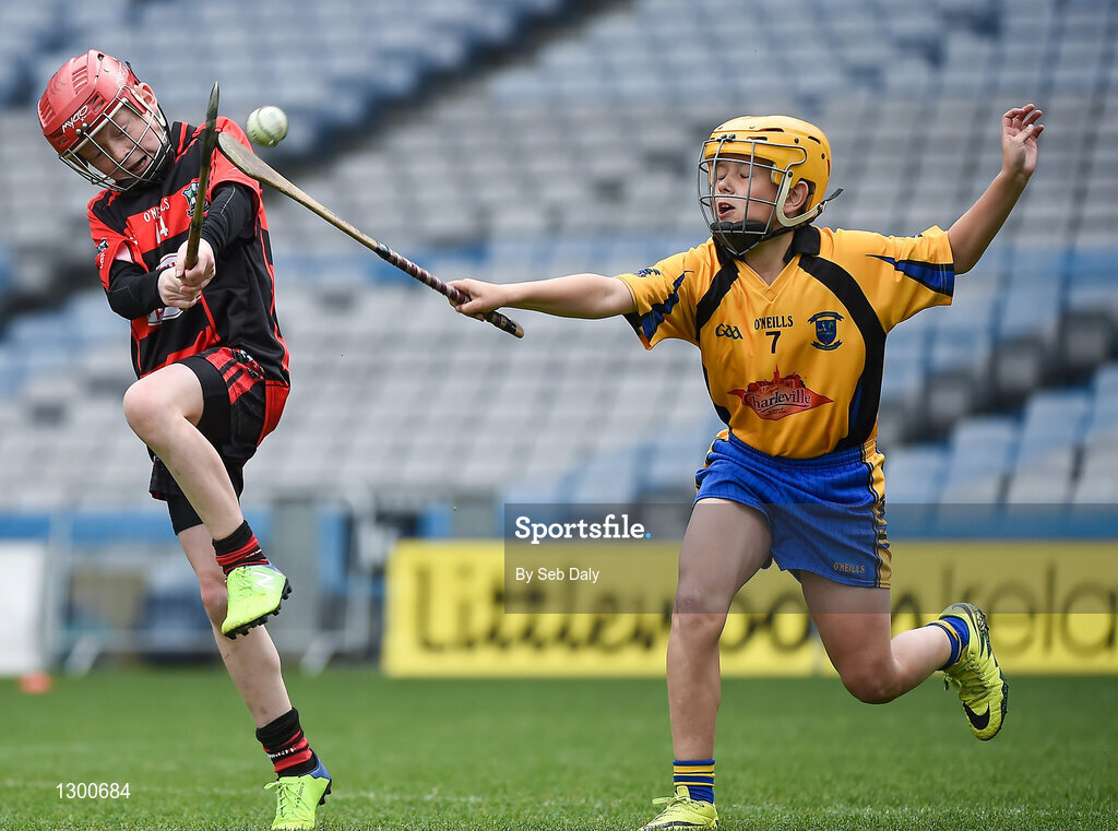13 April 2017; A general view of action between Michael Cusacks GAA Club, Co. Galway, and Cappataggle GAA Club, Co. Galway, during the Go Games Provincial Days in partnership with Littlewoods Ireland Day 4 at Croke Park in Dublin. Photo by Seb Daly/Sportsfile