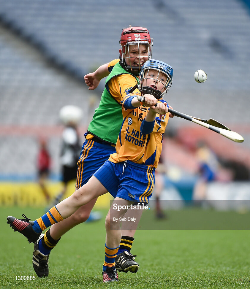 13 April 2017; Jody Canning, nephew of Galway senior hurler Joe Canning, representing Portumna GAA Club, Co. Galway, during the Go Games Provincial Days in partnership with Littlewoods Ireland Day 4 at Croke Park in Dublin. Photo by Seb Daly/Sportsfile