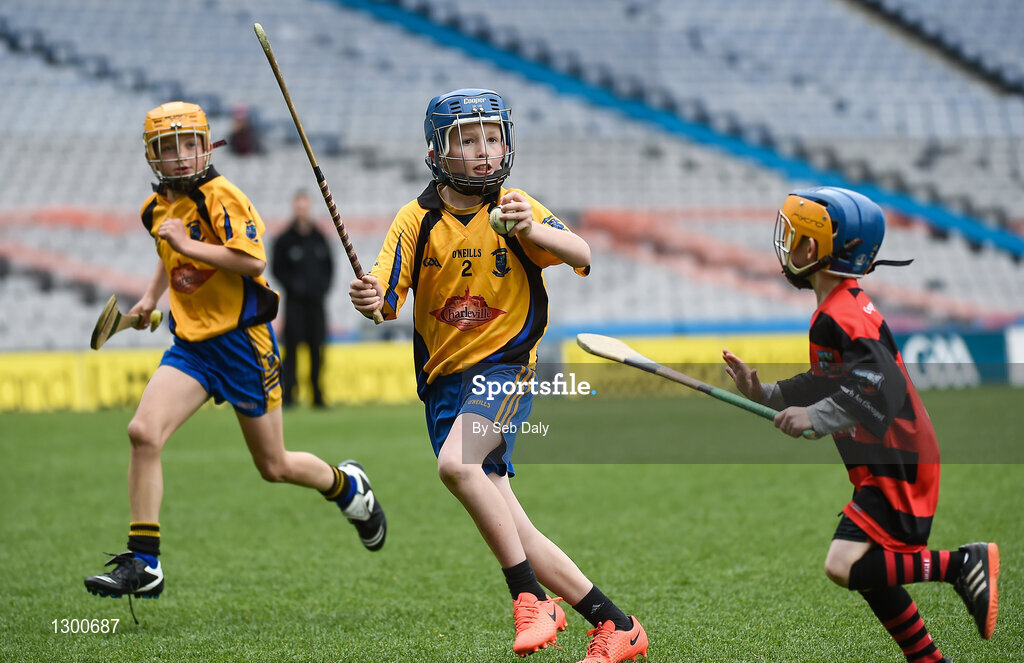 13 April 2017; A general view of action between Michael Cusacks GAA Club, Co. Galway, and Cappataggle GAA Club, Co. Galway, during the Go Games Provincial Days in partnership with Littlewoods Ireland Day 4 at Croke Park in Dublin. Photo by Seb Daly/Sportsfile