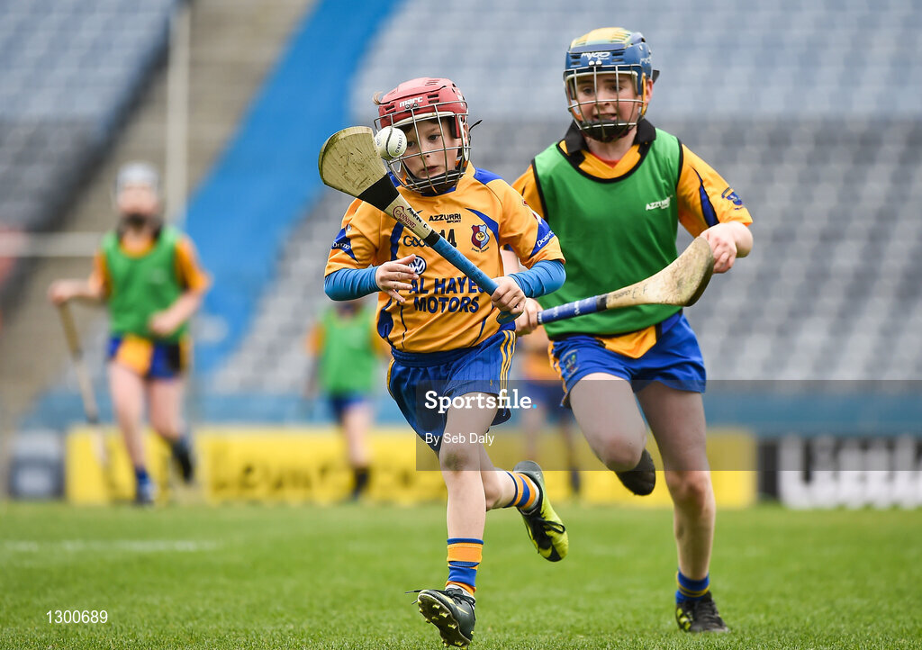 13 April 2017; A general view of action between Portumna GAA Club, Co. Galway, and Michael Cusacks GAA Club, Co. Galway, during the Go Games Provincial Days in partnership with Littlewoods Ireland Day 4 at Croke Park in Dublin. Photo by Seb Daly/Sportsfile